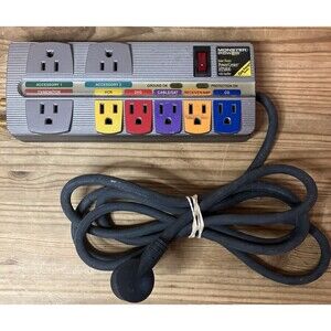 Monster surge  HTS800 Surge Protector 8 Outlet Bulk Package Power Home Theatre